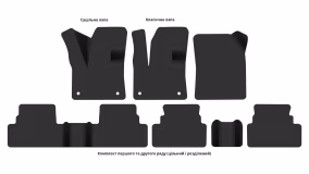 Interior mats for the Opel Grandland X 2017-2021 I generation EU Crossover - Фото 3