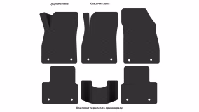 Interior mats for the Opel Insignia G09 2008-2017 I generation EU Liftback - Фото 4