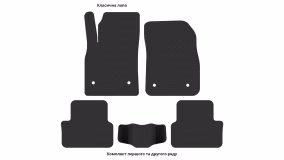 Interior mats for the Opel Astra J GTC 2012-2018 IV generation EU Hatchback 3-door - Фото 2