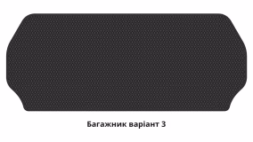Interior mats for the Opel Zafira A 2003-2005 I generation EU Minivan restyling 7-seater - Фото 3