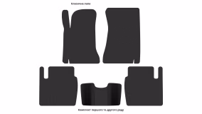 Interior mats for the Opel Omega A 1986-1993 I generation EU Universal pre-restyling - Фото 3