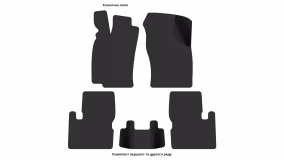 Interior mats for the Opel Vectra A 1988-1995 I generation EU Sedan - Фото 3