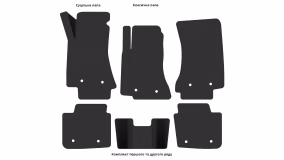 Interior mats for the Opel Omega B 1994-2003 II generation EU Universal - Фото 3