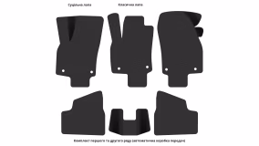 Interior mats for the Opel Astra H 2007-2014 III generation EU Hatchback restyling 5-door - Фото 4