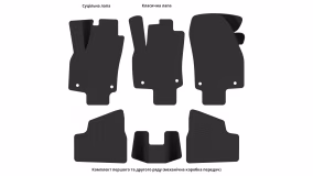 Interior mats for the Opel Astra H 2007-2014 III generation EU Hatchback restyling 5-door - Фото 5