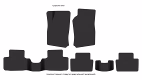 Interior mats for the Opel Vectra B 1995-2002 II generation EU Universal - Фото 3