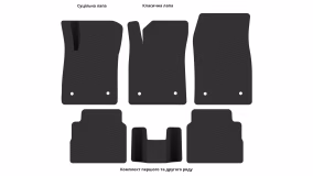 Interior mats for the Opel Vectra C 2002-2008 III generation EU Universal - Фото 3