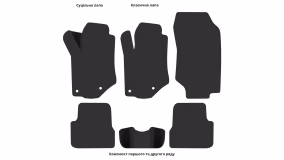 Interior mats for the Opel Mokka 2021-… II generation EU Crossover - Фото 4