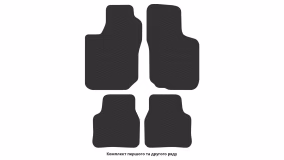 Interior mats for the Opel Corsa B 1993-2000 II generation EU Hatchback 3-door - Фото 2