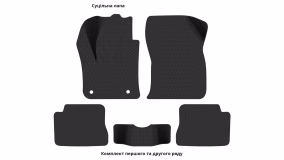 Interior mats for the Opel Mokka-e 2021-… II generation EU Crossover - Фото 2