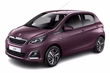 Interior mats for the Peugeot 108 2014-… I generation EU Hatchback