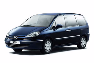 Interior mats for the Peugeot 807 2002-2014 I generation EU Minivan 7-seater