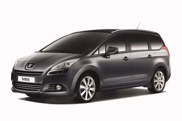 Interior mats for the Peugeot 5008 2009-2017 I generation EU Minivan 7-seater