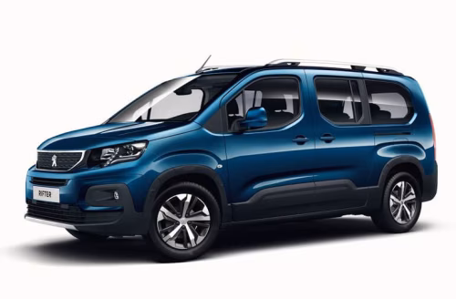 Interior mats for the Peugeot Rifter L2 2018-… I generation EU VAN 7-seater Long