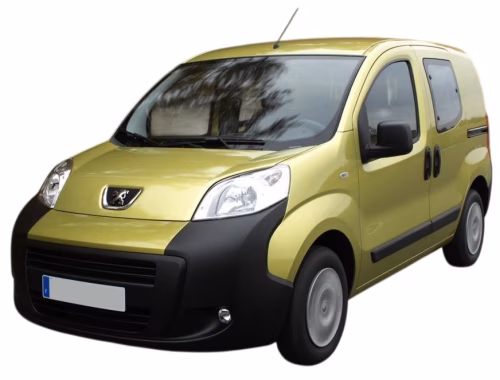 Interior mats for the Peugeot Bipper Fourgon 2008-2017 I generation EU Minivan