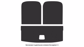 Interior mats for the Peugeot 5008 (P67) 2024-… III generation EU Crossover 7-seater Hybrid - Фото 6