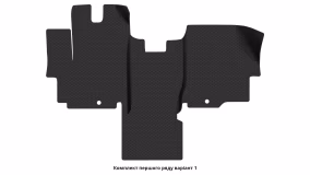 Interior mats for the Peugeot Boxer 2024-… II generation EU VAN restyling - Фото 2