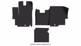 Interior mats for the Peugeot Boxer 2024-… II generation EU VAN restyling - Фото 4