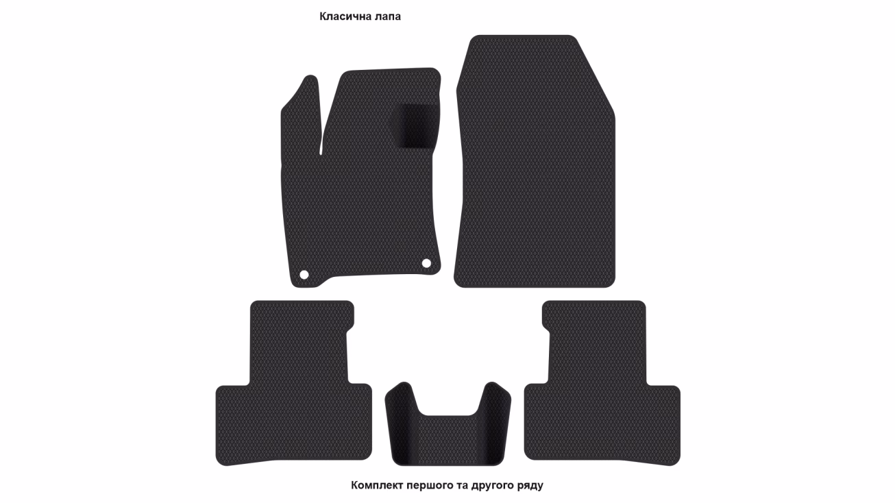 Interior mats for the Peugeot 308 SW (P5) 2021-… III generation EU Hatchback Hybrid (MHEV) - Фото 2