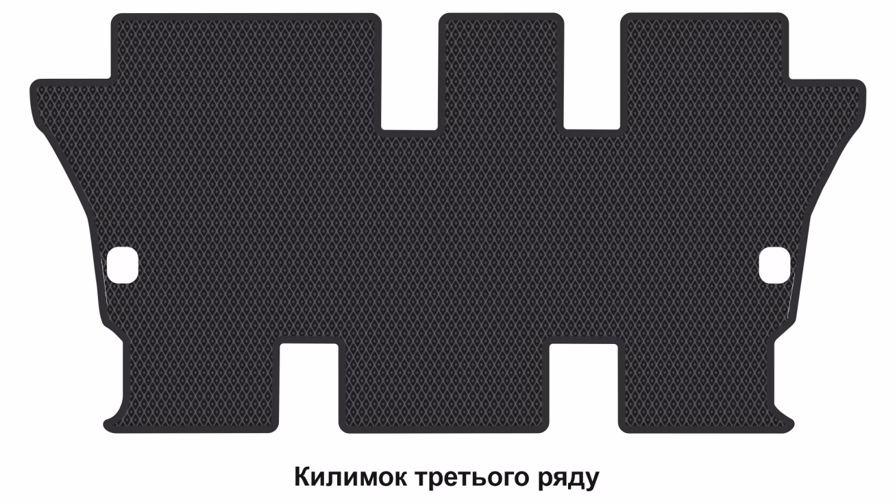 Interior mats for the Peugeot 4007 2007-2013 I generation EU Crossover 7-seater - Фото 3