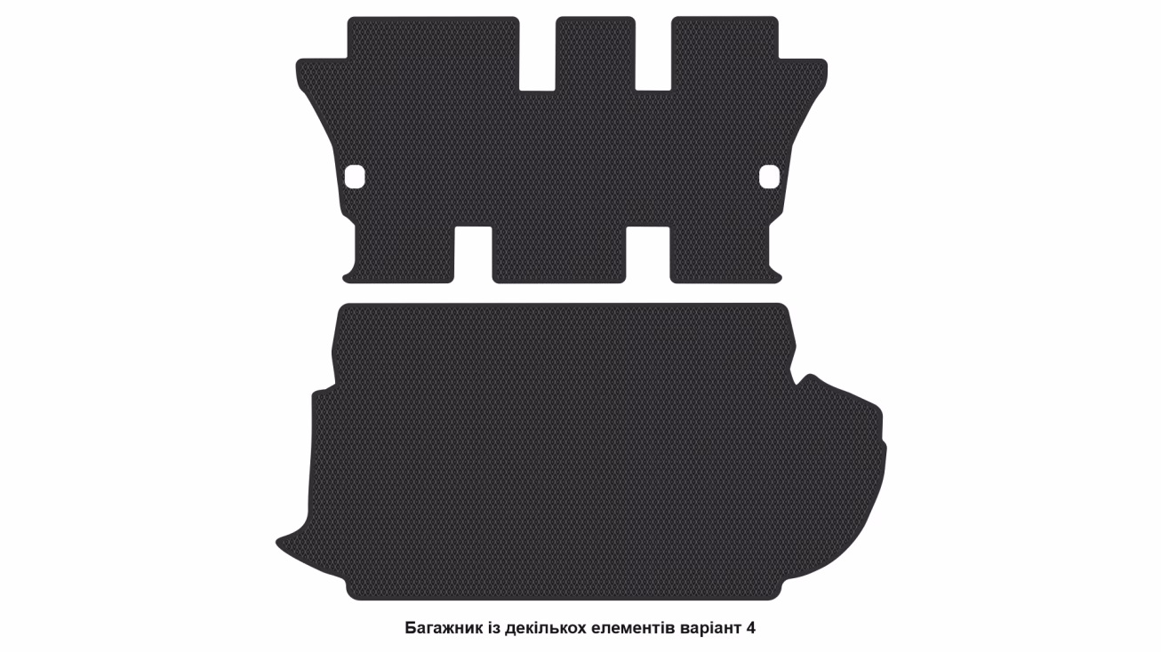 Interior mats for the Peugeot 4007 2007-2013 I generation EU Crossover 7-seater - Фото 7