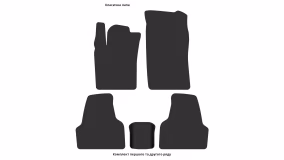 Interior mats for the Peugeot 405 1987-1997 I generation EU Sedan - Фото 3