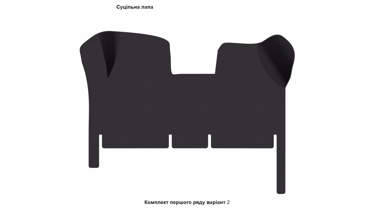 Interior mats for the Peugeot Expert 1995-2004 I generation EU VAN pre-restyling - Фото 4