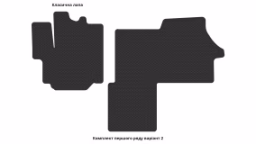 Interior mats for the Peugeot Boxer 2006-2024 II generation EU VAN pre-restyling - Фото 3