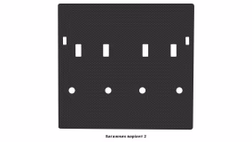 Interior mats for the Peugeot Rifter L2 2018-… I generation EU VAN 7-seater Long - Фото 2