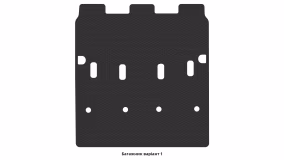Interior mats for the Peugeot Rifter L2 2018-… I generation EU VAN 7-seater Long - Фото 3