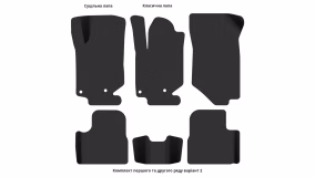 Interior mats for the Peugeot 2008 2019-… II generation EU Crossover - Фото 3