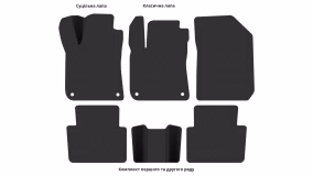 Interior mats for the Peugeot 308 SW 2013-2017 II generation EU Universal pre-restyling - Фото 6
