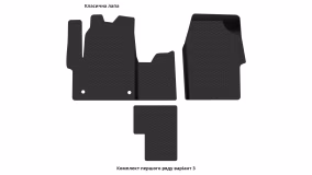 Interior mats for the Peugeot Expert 2016-… III generation EU VAN - Фото 4