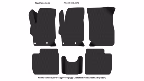 Interior mats for the Peugeot 301 2017-… I generation EU Sedan restyling - Фото 3