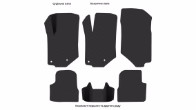 Interior mats for the Peugeot 208 2019-… II generation EU Hatchback - Фото 3