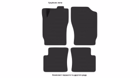 Interior mats for the Peugeot 306 1993-2001 EU Hatchback - Фото 3