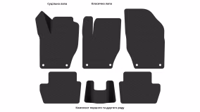 Interior mats for the Peugeot 308 2007-2013 I generation EU Sedan - Фото 2