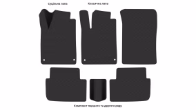 Interior mats for the Peugeot 407 2004-2010 I generation EU Coupe - Фото 2