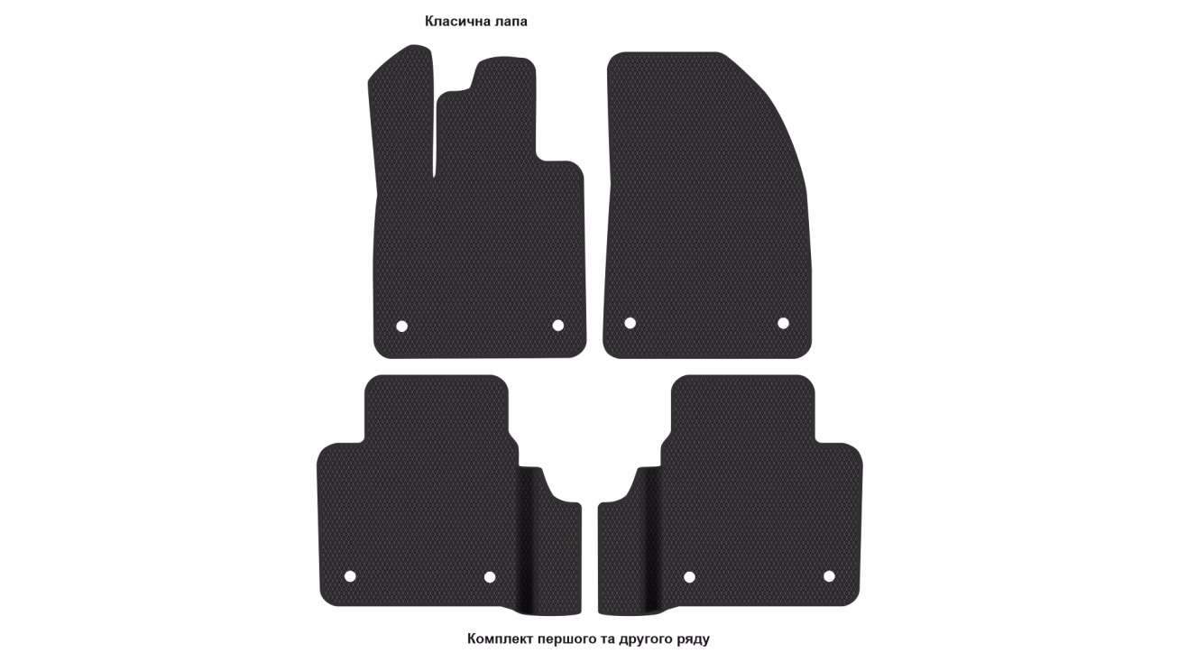 Interior mats for the Polestar 4 2023-… I generation CN Crossover - Фото 2