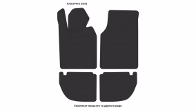 Interior mats for the Porsche 924 1976-1988 I generation EU Coupe - Фото 2