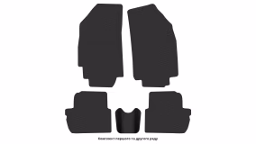 Interior mats for the Ravon Ravon R2 2016-… I generation EU Hatchback - Фото 5