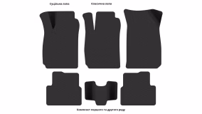 Interior mats for the Ravon Ravon R4 2016-… I generation EU Sedan - Фото 4