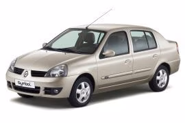 Interior mats for the Renault Clio Symbol 2000-2012 II generation EU Sedan
