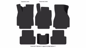 Interior mats for the Renault Megane 2002-2006 II generation EU Universal pre-restyling - Фото 4
