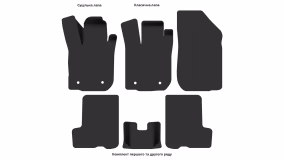 Interior mats for the Renault Sandero StepWay 2012-2017 II generation EU Crossover pre-restyling - Фото 3