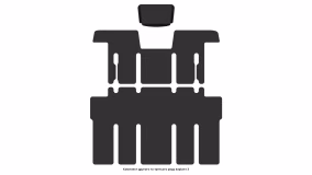 Interior mats for the Renault Trafic 2014-… III generation EU VAN 4-door - Фото 7