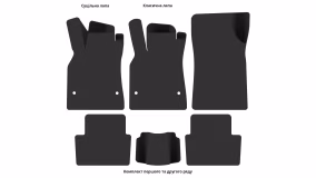 Interior mats for the Renault Fluence 2009-2017 I generation EU Sedan - Фото 3