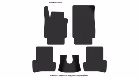 Interior mats for the Renault Clio 2005-2009 III generation EU Hatchback pre-restyling 5-door - Фото 4