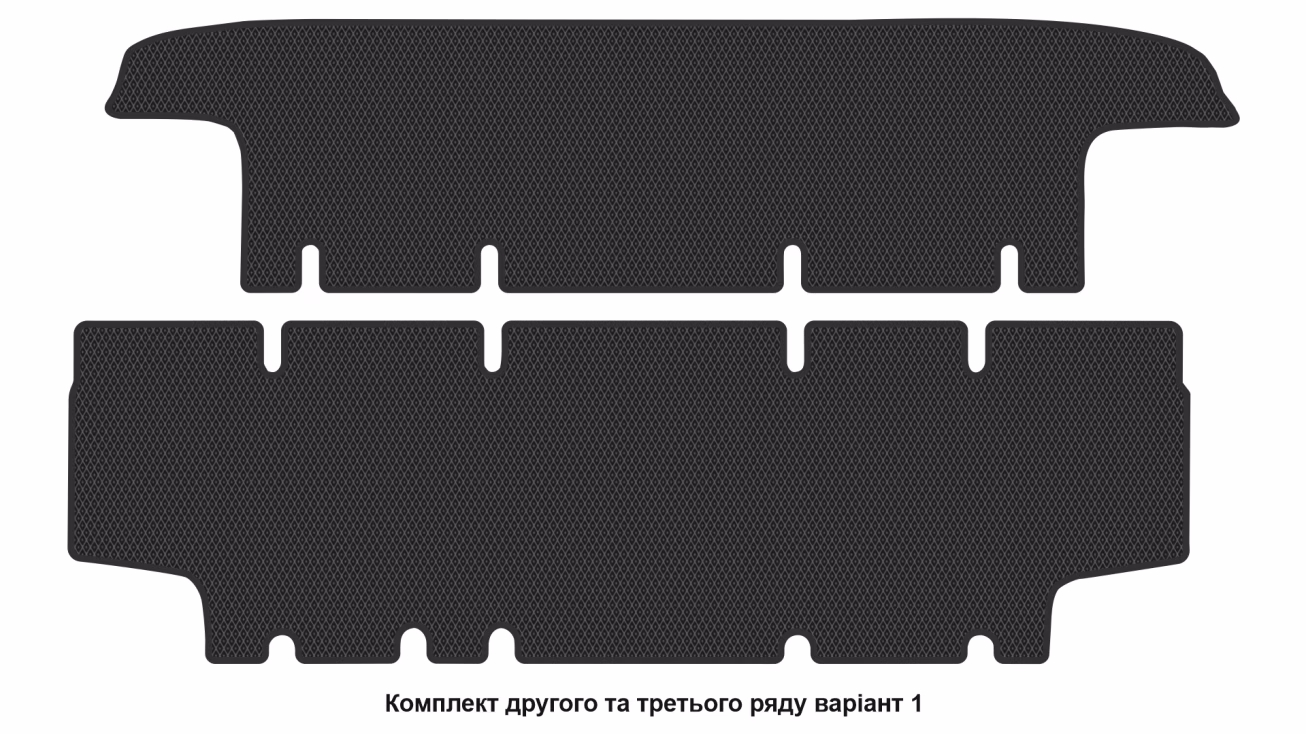 Interior mats for the Renault Trafic 2006-2014 II generation EU VAN restyling - Фото 7