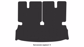 Interior mats for the Renault Logan MCV 2004-2008 I generation EU Universal pre-restyling 7-seater - Фото 2